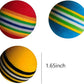 24 Pcs Colorful Soft Foam Rainbow Play Balls for Pet Dog and Cat (42cm) Ethylene Vinyl Acetate