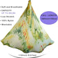 F.Life Aerial Yoga Hammock kit- Yoga Swing Multicolor 5 yards-Flying Yoga Include Daisy Chain,Carabiner and Pose Guide