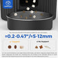 PAPIFEED Automatic Cat Feeder 3.5L/15 Cup 2.4G WiFi Pet Feeder for Dog Work with Alexa & Echo Timed Cat Food Dispenser for Remote Feeding with Stainless Steel Bowl up to 10 Meals Per Day with APP