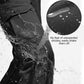 FREE SOLDIER Men's Outdoor Softshell Fleece Lined Cargo Pants Snow Ski Hiking Pants with Belt