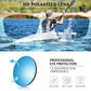 Polarized Sports Sunglasses for Men Women,Fishing Driving Rectangular Goggles UV400 Protection