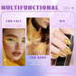 Roll-on Holographic Body Glitter Gel for Face Hair, Chameleon Color Changing Glitter Gel Under Light, Chunky Mermaid Sequins Festival Party Rave Accessories Shimmer Makeup (18# Gold)