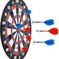 Magnetic Dart Board Game - Darts and Kids Dart Board Set,16 Inch Dart Board with 8 Strong Magnet Darts of 2 Colors,Best Kids Toy Gift Indoor Outdoor Games for Family and Friends