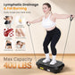 Vibration Plate Exercise Machine with Magnetic Acupoints, Lymphatic Drainage Vibrating Plate with 9 Modes & 120 Adjustable Speeds, 400 Lbs Capacity Whole Body Vibration Platform for Women Men