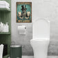 Funny Octopus Retro Metal Tin Sign Nautical Bathroom Decor Toilet Restroom Funky Home Decor Wall Art Sign 12 * 16inch
