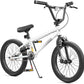 67i Boys BMX Bike 18/20 Inch Ages 8-12 Kids Bicycle with Front Rear U Brake Adjustable Seat Iron Fork 2.09" Wide Tires