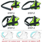 Bolux Dog Harness, No-Pull Reflective Dog Vest, Breathable Adjustable Pet Harness with Handle for Outdoor Walking - No More Pulling, Tugging or Choking (Green, XL)