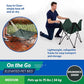 Coolaroo On-The-Go Elevated Dog Bed - Foldable Pop-Up Travel Dog Bed with Breathable, Moisture-Resistant Fabric, Carry Bag Included, Lightweight & Portable, Brunswick Green, Medium