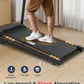 Redliro Walking Treadmill with Long Handrails – Treadmill for Seniors 300 lbs Capacity – Foldable, Lightweight with Wheels, Cup & Phone Holder – Recovery Machine for Home or Apartment