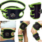 ABS Stimulator Muscle Toner Flex Fitness Belt for Arm Foot and Waist FDA Cleared AB Machine Abdominal Toning Ems (Green, One Size)
