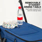 Pet Stroller Cat Dog Stroller Travel Folding Pet Carriers（Blue）