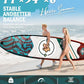 11'Stand Up Paddle Boards Surf Control with Premium SUP Board Accessories Backpack & Removable Fins, 34" Wide Inflatable Paddle Boards of All Skill Levels