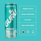 GURU Island Breeze Punch Organic Energy Drinks, Clean Energy Drink with Plant Based Natural Caffeine from Green Tea + Focus with L Theanine, Gluten Free and Vegan, 140MG Caffeine, 12oz (Pack of 24)