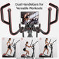 UMAY Elliptical Machine for Home, Elliptical Exercise Machine with 8 Levels Resistance & Pulse Rate Grips, Silent Magnetic Elliptical Trainer with 15.5" Stride and LCD Monitor
