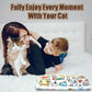 21.7" Cat Grooming Wrap Cat Wrap for Cutting Nails Cat Restraint for Nail Clipping Cat Swaddle Wrap Cat Burrito Wrap M(Within 6lbs) Anti-Scratch Anti-Escape Multifunctional Pet Tool