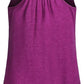 Miusey Womens Sleeveless Round Neck Loose Fit Racerback Yoga Tank Top