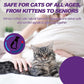 Cat Calming Diffuser, Cat Pheromones Calming Diffuser, Pheromone Dffuser to Calm Cats, Cat Calming Diffuser with 2 Diffuser + 4 Refill,120 Days for Cats Relief Stress Anxiety (Purple)