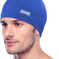 Aegend Fabric Swim Cap, Silicone Waterproof Layer - Breathable Cloth Swimming Cap, Keep Hair Dry with Hight Elasticity for Youth(8-16) Adult, 2 Sizes to Choose