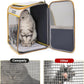 Cat Backpack Carrier, Collapsible and Breathability Cat Carrier Large for Cat Under 16 lbs, Dog and Small Pet Carrier Bag Used in Travel, Car