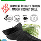 No Sweat Activated Carbon Cat Litter Odour Neutralizer- Made Of Coconut Shell -All Natural - None Chemical,Toxic Ingredients- Non-Scented-Planet Friendly-Disposable 10 Packs in One Box 250 GR
