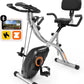 YOSUDA Folding Exercise Bike - Foldable Stationary Bike for Home Gym Workout