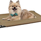 PHYEX Raised Pet Cot for Small Pets, Elevated Dog Bed with Breathable Mesh, Sturdy Steel Frame for Indoor & Outdoor Use, Non-Slip Design, Easy Clean, 33-Inch Brown