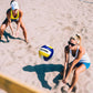 Softy Volleyball, Durable PU Leather,Waterproof Indoor Outdoor Soft Volleyball for Beach Game Gym Training (Official Size 5)