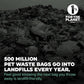 Doggy Do Good Next Pet Waste Bags, Landfill Friendly Recycled Plastic Unscented Dog Poop Bags for Dogs, Thick & Leakproof, Strong, Earth Friendly Poop Bags, 300 Count