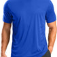 G Gradual Men's Workout Shirts Quick Dry Athletic Running T-Shirts Lightweight Moisture Wicking Short Sleeve Sports Gym Tops
