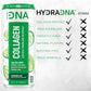 HYDRADNA- Sparkling Liquid Collagen Protein Water Drink Balanced Nutrients for Wellness - Sugar-Free - Keto-Friendly - No Gluten (12 Pack) Cucumber Lime