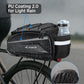 whale fall 10L Bike Rack Bag – Hard-Shell Waterproof Rear Trunk Pannier with Rain Cover, 4-Side Reflective Panels, Bike Accessories for Commuter, Road, Mountain, E-Bike