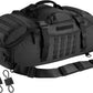 55L Large Duffle Bag, 3-in-1 Tactical Backpack MOLLE Pack for Sports, Gym, Outdoor, Black