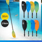 OCEANBROAD Kayak Paddle 86in/218cm, 90.5in/230cm Alloy Shaft 2-Piece Floatable Kayak Oar for Kayaking Canoeing Boating