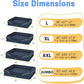 Washable Orthopedic Large Dog Bed - Extra Large Dog Bed with Bolsters Removable Orthopedic Foam Support Dogs Beds for XL Large Size Pet with Waterproof Cover Non-Slip Bottom