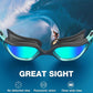 ZIONOR Swim Goggles, G1 MAX Polarized Anti-Fog Swimming Goggles for Men Women