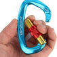Screwgate Locking Carabiner Clip - Professional Rock Climbing Carabiner Screw Lock,Heavy Duty Carabiners for Climbing,Mountaineer,Hammock,Camping,Outdoor Equipment