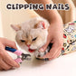 Cat Grooming Wrap, Self-Adherent Soft Cat Blanket to Wrap, Nail Clipping, Anti-Bite, Anti-Scratch, Anti-Escape Calming Wrap (Halloween, 3-6 lbs)