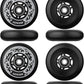 8-Pack Inline Skate Replacement Wheels 85A Outdoor Asphalt Formula Roller Blades Wheels Indoor Roller Blades Wheels with Bearings ABEC-9 & Floating Spacers