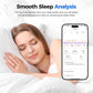 Smart Ring with Sleep Monitoring, No APP Subscription, 10-Day Battery Life, Stress/Heart Rate/Women's Health Tracker, Android & iOS Compatible (Silver, 12)