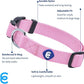 Blueberry Pet Essentials Small Dog Collar in Fuchsia Pink | Adjustable & Eco-Friendly Durable Nylon Strap | Classic Collar for Small Dogs, Boy & Girl Pets