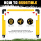 8 Pcs Adjustable Speed Training Hurdles 6" 9" 12" Speed Agility Hurdle Jumping Training Fitness Equipment Plyometric for Athletes Soccer Basketball Track Field