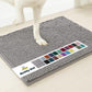 Muddy Mat® Shown on TV – Super Absorbent Microfiber Dog Door Mat for Muddy Paws, Non-Slip Washable Pet Rug, Quick Dry Chenille Entryway Carpet, Machine Washable Indoor Outdoor mat, Grey 28"x18"