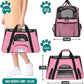 PetAmi Airline Approved Pet Carrier for Cat, Soft Sided Dog Carrier for Small Dogs, Cat Travel Supplies Accessories for Indoor Cats, Ventilated Pet Carrying Bag Medium Large Kitten Puppy, Large Pink