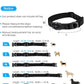 Upgraded AirTag Dog Collar, IP68 Waterproof Air Tag Dog Collar Holder, Reflective, Ultra-Durable, Comfortable Padded, Heavy Duty Dog Collars for Small Medium Large Dogs (XS (10.25"-13"), Black)