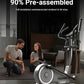 HARISON Elliptical Machine for Home 350 LBS Capacity, Magnetic Elliptical Exercise Machine with 16-Level Resistance Control, Elliptical Trainer with HARISON Bluetooth