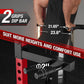 Mikolo Power Cage, 2000LB Power Rack with Independent Dual Pulley System, Multi-Function Home Gym Workout Machine for Cable Crossover