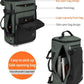 Kalesi Gym Duffle Bag Backpack 4-Way Waterproof with Shoes Compartment for travel Sport Hiking laptop Business-grey