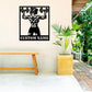 Customized Metal Gym Name Sign, Personalized Sports Room Wall Art,Metal Gym Sign,Unique Fitness Wall Sign, Gym Lovers Unique Gift, Gym Wall Art,Training Center Sign (Style-13)