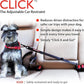 EzyDog CLICK – Dog Seat Belt for Car, Dog Harness Adjustable Seatbelt Attachment – Heavy Duty Nylon Seat Belt Webbing (17.5in - 26in)
