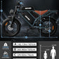 DEEPOWER Electric Bike for Adults,1500W/3500W Peak Motor 30MPH 35-180 Miles Electric Dirt Bike,Dual Suspension Ebikes for Adults, 20" Fat Tire E Bike with 624-2880Wh Battery,UL 2849 Tested